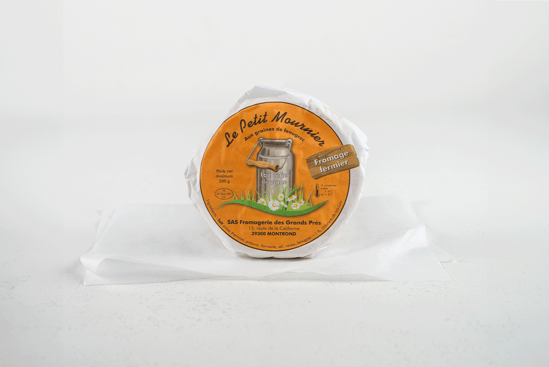 Fruitière des Coteaux de Seille Lavigny Jura Fromage Petit Mournier aux Graines de Fenugrec