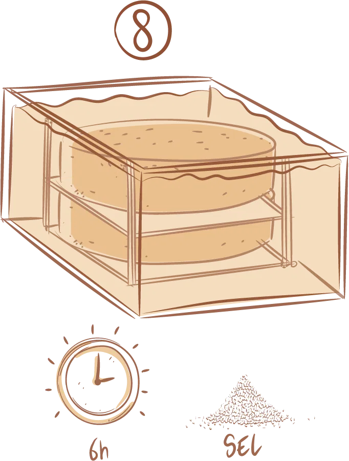 Démoulage et salage Comté AOP
