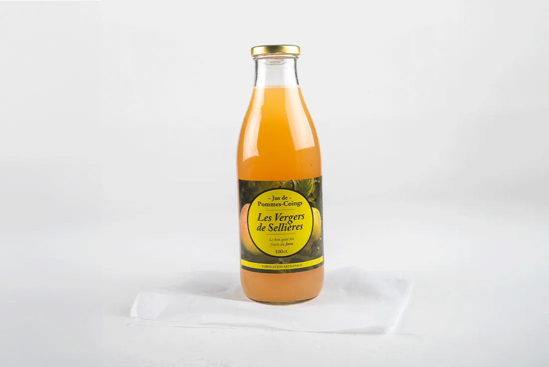 Fruitière des Coteaux de Seille Lavigny Jura Jus de Pommes Coings