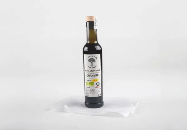 Fruitière des Coteaux de Seille Lavigny Jura Huile Vierge Gastronomique Bio de Chanvre